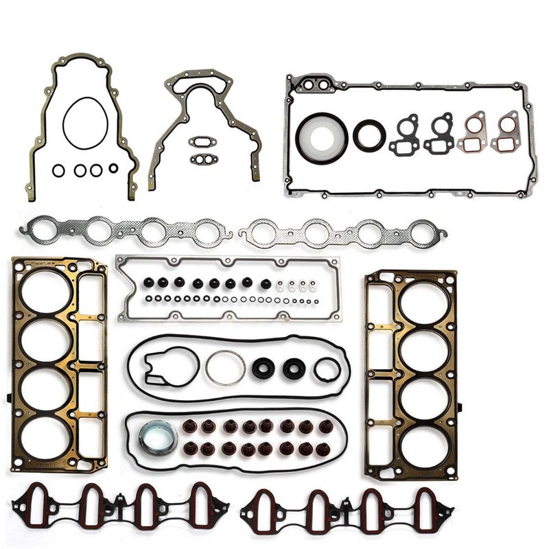 Vincos MLS Full Cylinder Engine Gasket Set HS26191PT-1 CS9284 Compatible with Chevy/Avalanche/Suburban/Express/Savana 1500 5.3L Silverado/Sierra 1500 Tahoe Yukon 4.8L 5.3L V8 2004 2005 2006 - Image 2